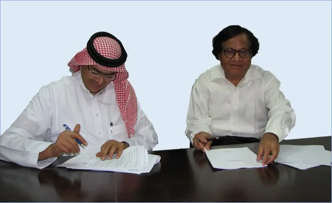 The TCR Arabia joint-venture agreement is signed, 7 April 2022.