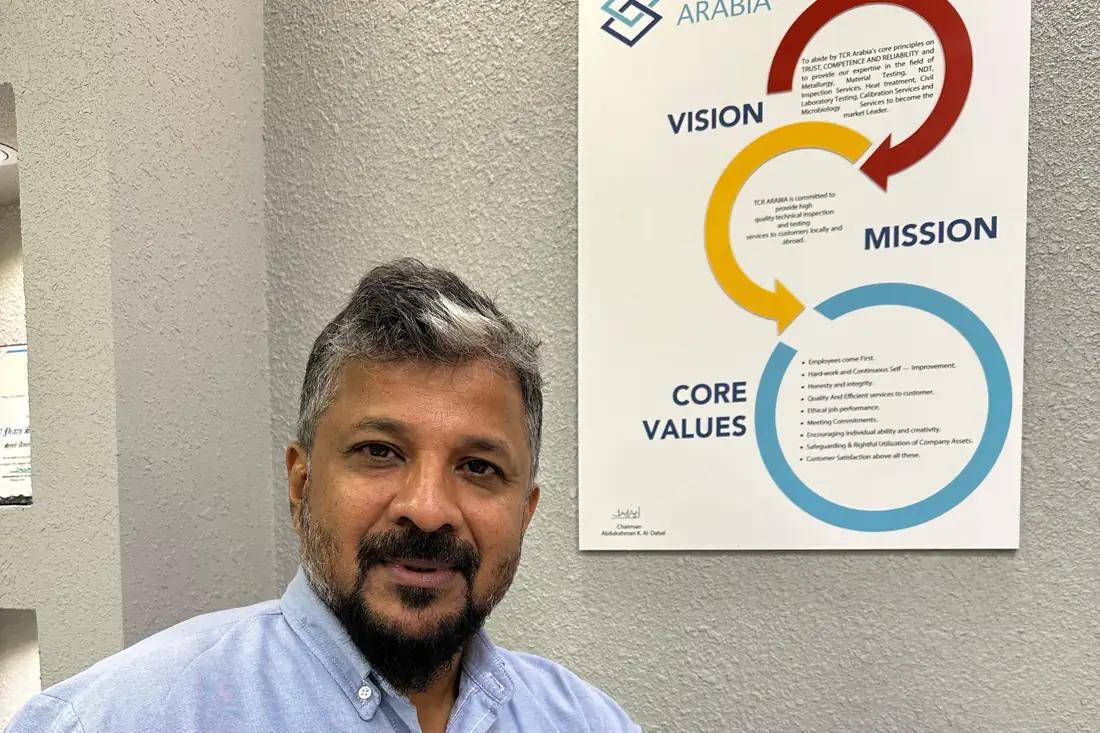 Syed Ameen Hassan, Country Manager for the Kingdom of Saudi Arabia at TCR Arabia Company Limited