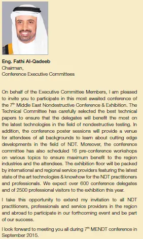 7th Middle East NDT Conference and Exhibition