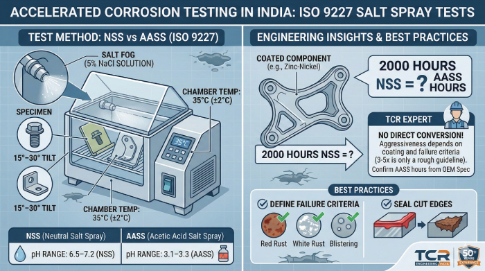 Accelerated Salt Spray corrosion testing in India
