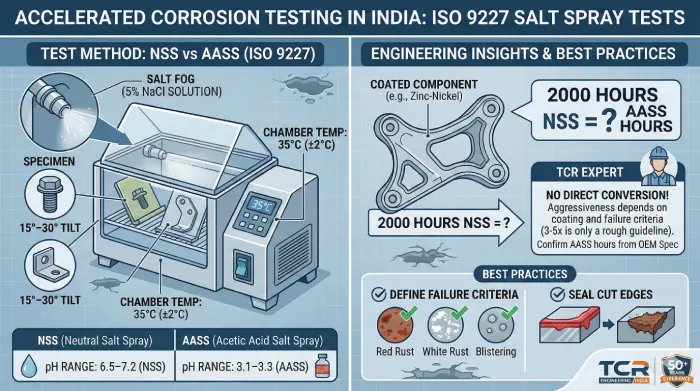 Accelerated Salt Spray corrosion testing in India