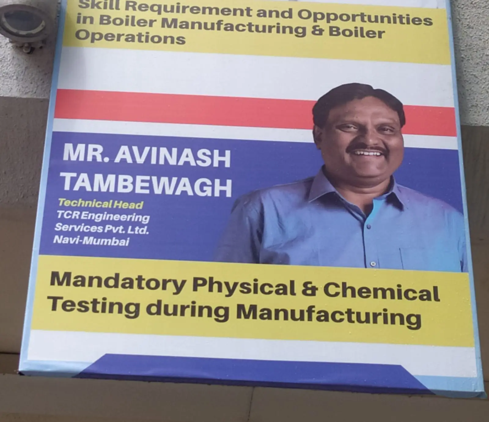 Avinash Tambwegh at Boiler India 2022