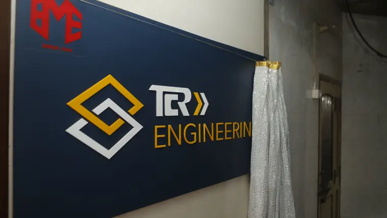 The TCR Engineering board inside the collection centre, with the Bharat Metal Exchange mark and the date 1933 in the upper corner