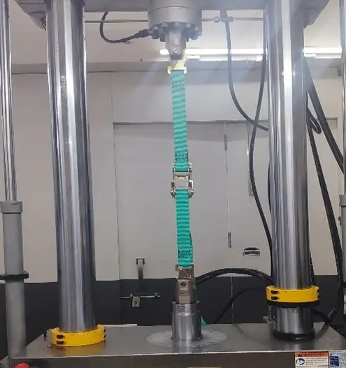 Ensure cargo strap safety with TCR's cyclic load testing—simulate real-world stress, verify durability, and prevent fatigue failures.