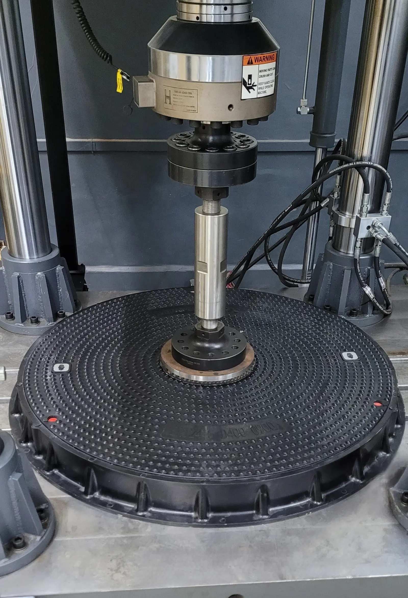 TCR tests precast manhole covers for dimension, load, and durability per IS, ASTM &amp; BS standards—ensuring safety, quality, and compliance every time.