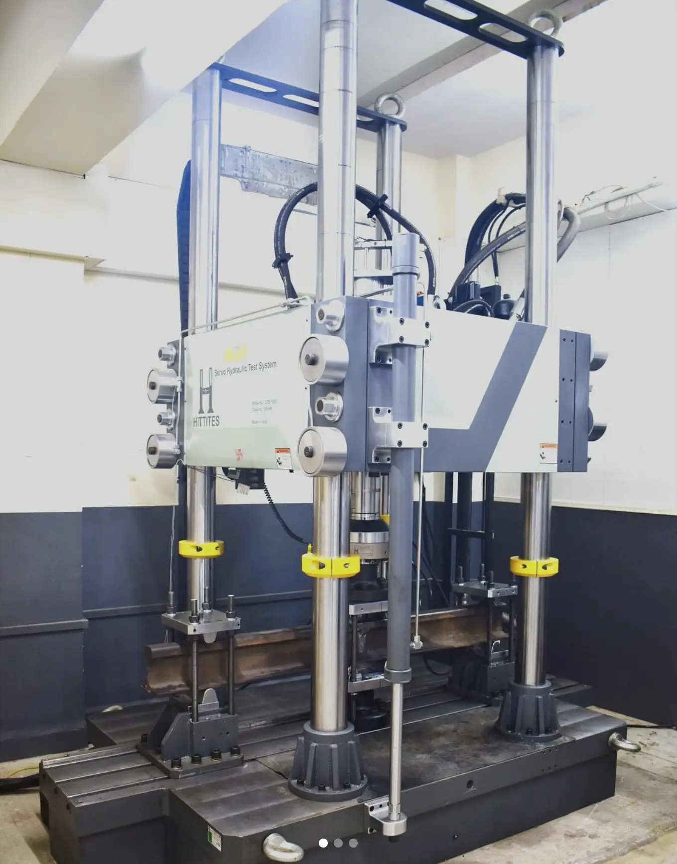 Fatigue Testing - weld joints in rail tracks