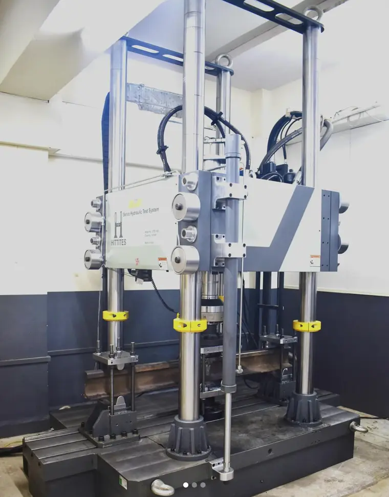 Fatigue Testing - weld joints in rail tracks