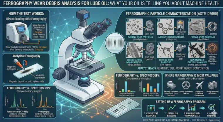 Ferrography Wear Debris Analysis for Lube Oil by TCR in India