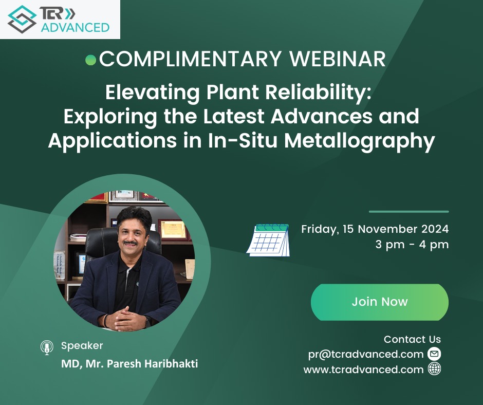 Free Webinar on Metallographic In-Situ Replica