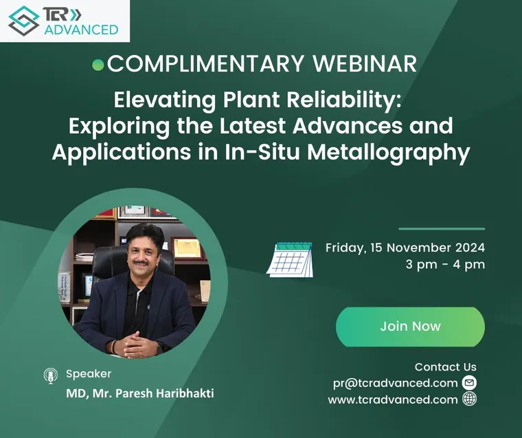 Free Webinar on Metallographic In-Situ Replica