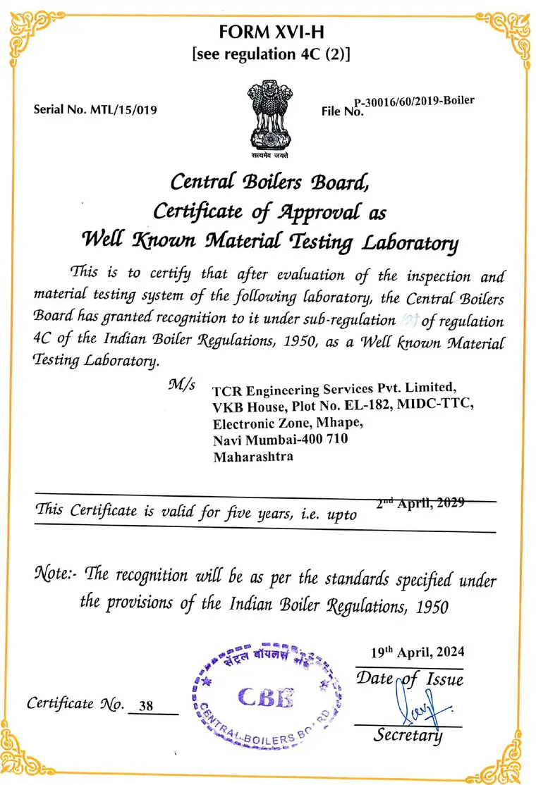 IBR - Well Known Laboratory