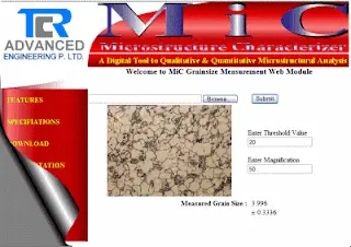 Microstructure Characterizer Software