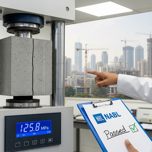 NABL Accredited Concrete Cube Compressive Strength Testing Mumbai: Your Construction Project's Foundation Depends on This