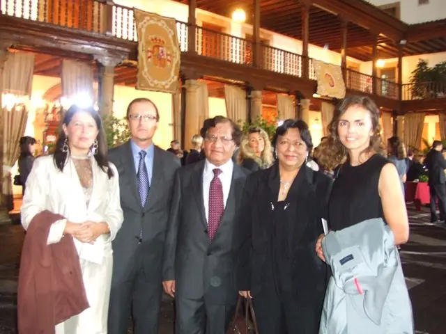 Prince of Spain meets Mr. and Mrs. V.K. Bafna in Asturias