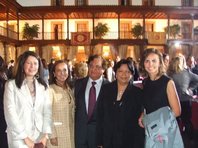 Prince of Spain meets Mr. and Mrs. V.K. Bafna in Asturias