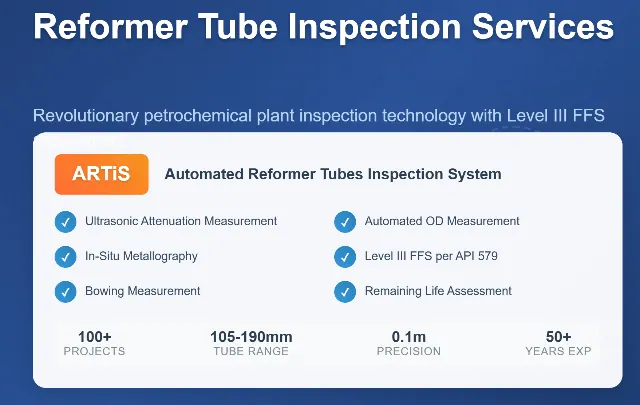 Reformer Tube Inspection Services Petrochemical: Why Your Plant's Future Depends on Getting This Right