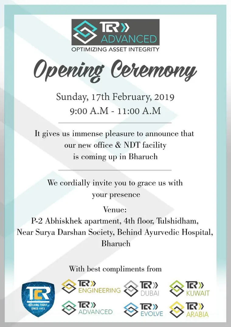 TCR Advanced opens in Bharuch