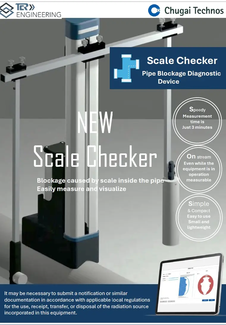 TCR Engineering Launches Revolutionary Scale Checker for Pipe Blockage Diagnostics in Partnership with Chugai Technos (Japan) at NDE 2025 Mumbai