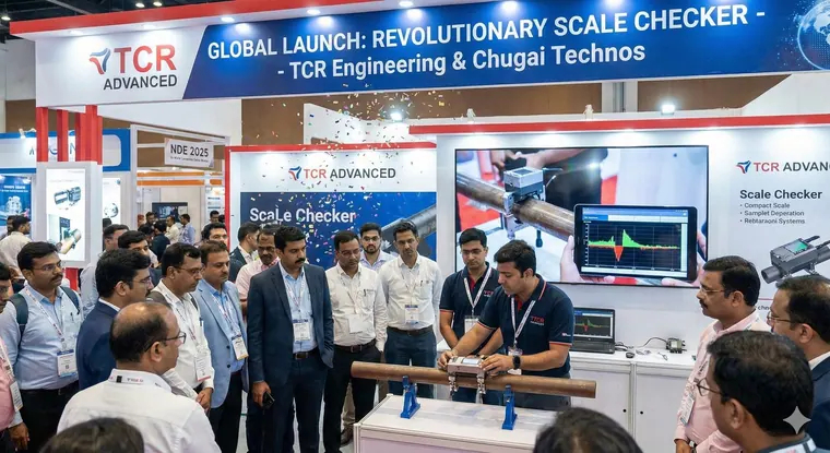 TCR Engineering Launches Revolutionary Scale Checker for Pipe Blockage Diagnostics in Partnership with Chugai Technos at NDE 2025 Mumbai
