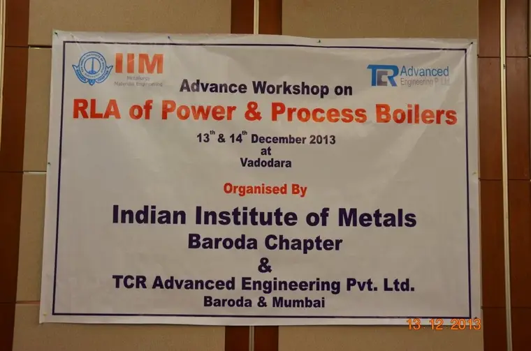 Workshop on RLA of Power and Process Boilers
