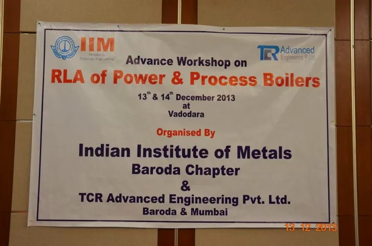Workshop on RLA of Power and Process Boilers