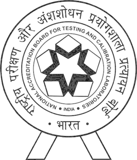 NABL accreditation symbol, National Accreditation Board for Testing and Calibration Laboratories