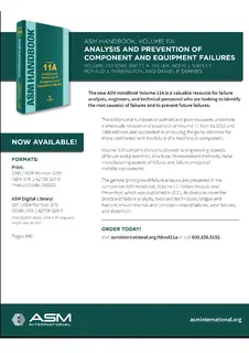 First page of ASM Handbook Volume 11A: Failure of Boilers and Related Equipment