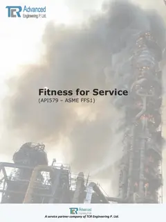 First page of Fitness for Service: Using NDT and Inspection