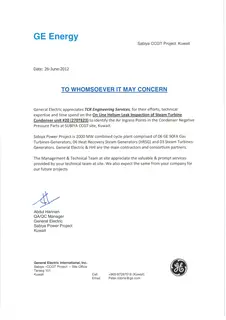 First page of GE (Kuwait)