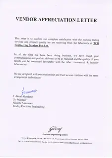 First page of Godrej