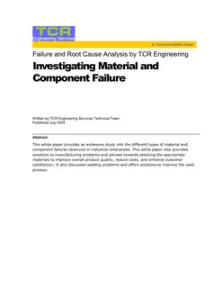 First page of Investigating Material and Component Failure