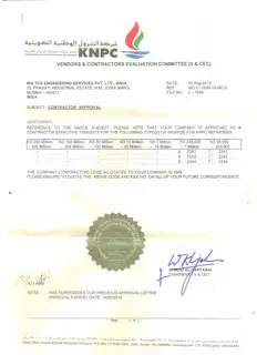 First page of KNPC (Kuwait)