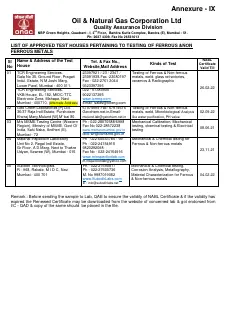 First page of ONGC Approval