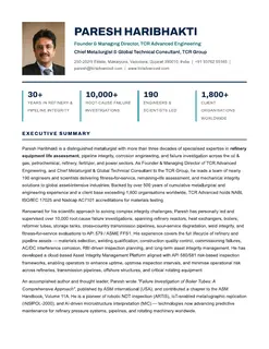 First page of Paresh Haribhakti, Professional Profile