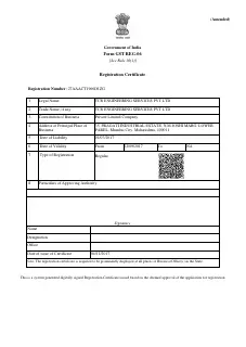 First page of TCR Mumbai GST