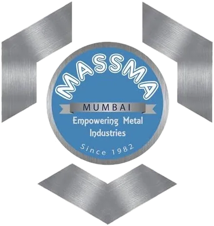 The MASSMA roundel, Metal and Stainless Steel Merchant's Association, Mumbai, established 1982