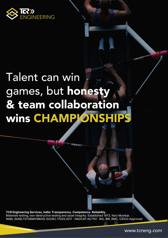 TCR Engineering A0 poster: Talent can win games, but honesty and team collaboration wins CHAMPIONSHIPS
