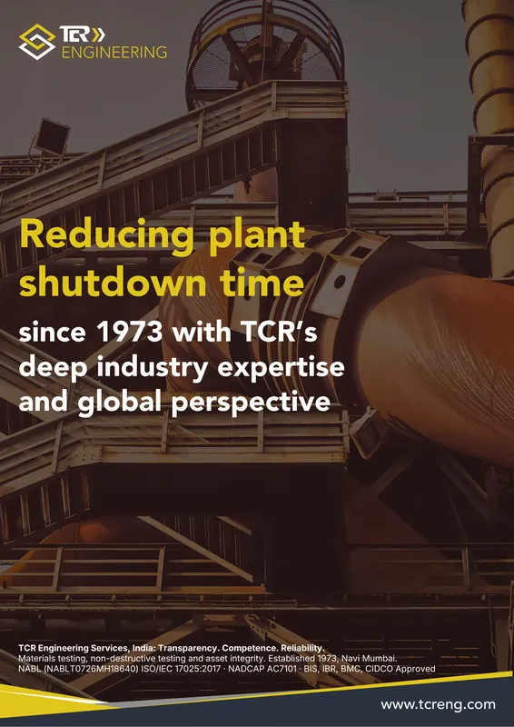 TCR Engineering A0 poster: Reducing plant shutdown time since 1973 with TCR's deep industry expertise and global perspective