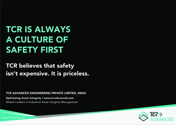 TCR Advanced A0 poster: TCR is always a culture of safety first