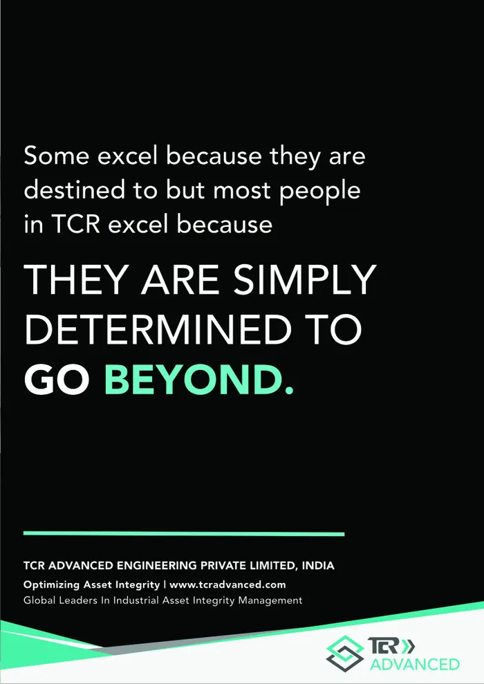 TCR Advanced A0 poster: Determined to go beyond