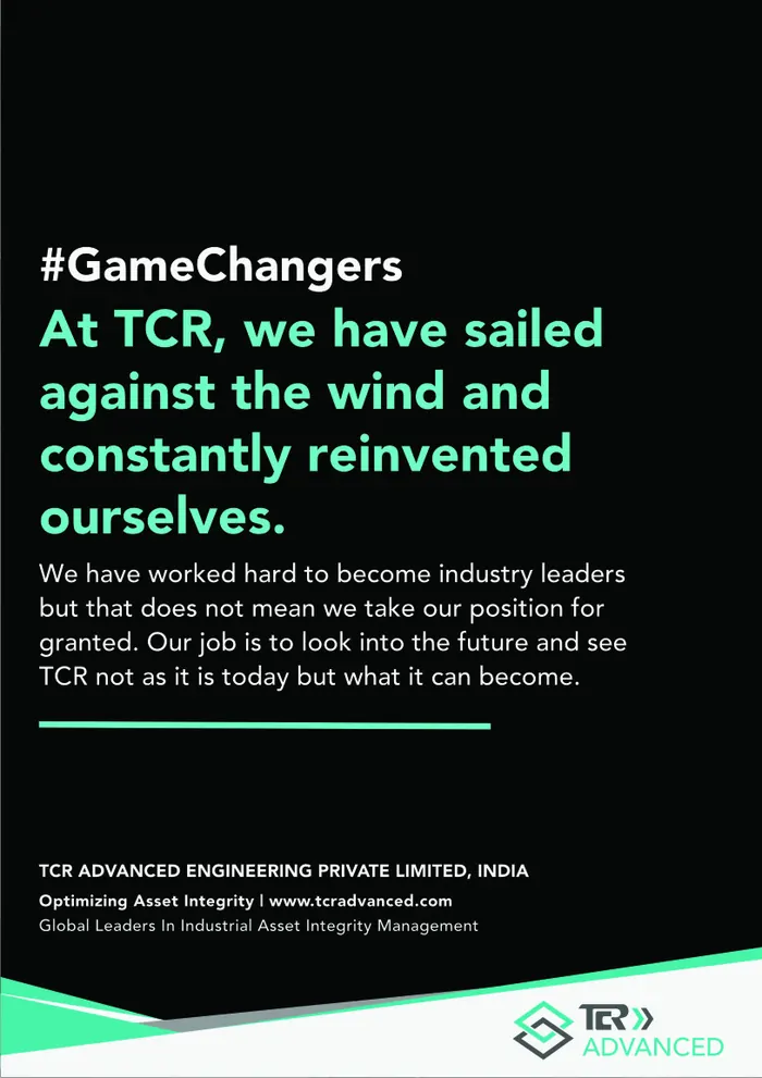 TCR Advanced A0 poster: At TCR, we have sailed against the wind and constantly reinvented ourselves
