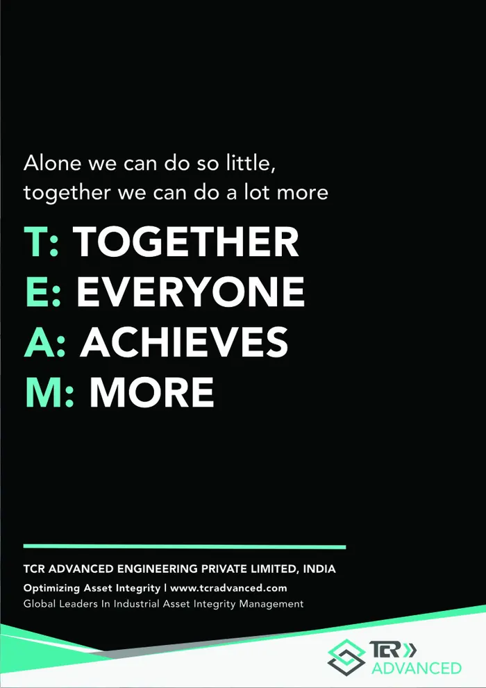 TCR Advanced A0 poster: TEAM: Together, Everyone Achieves More