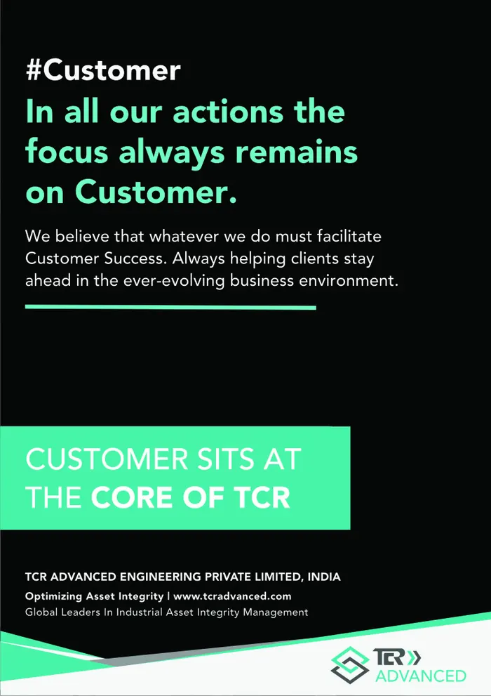 TCR Advanced A0 poster: In all our actions the focus always remains on Customer
